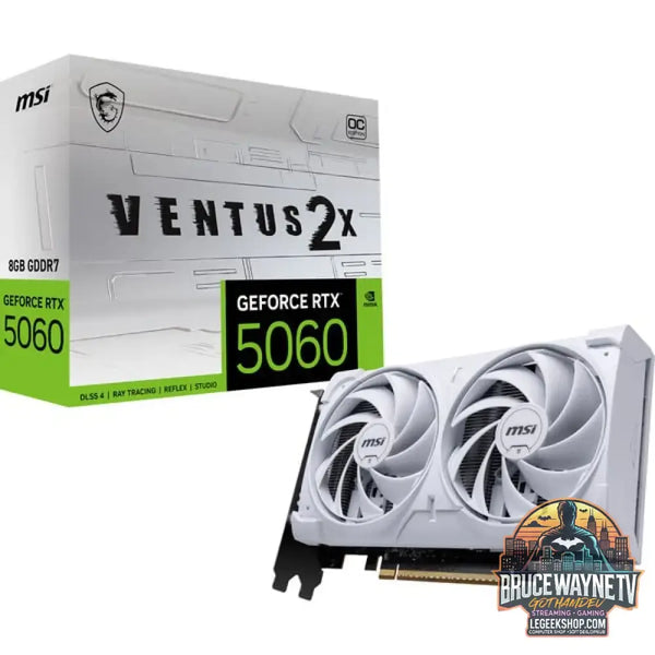 MSI GeForce RTX 5060 VENTUS 2X OC WHITE 8G, carte graphique - MSI