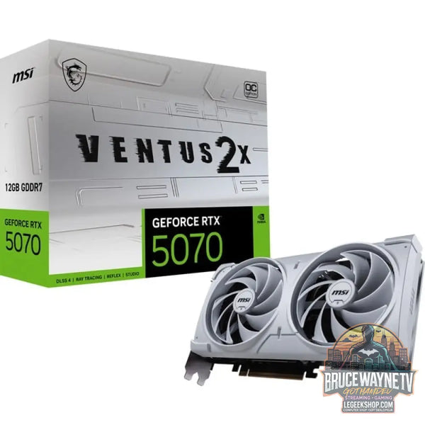 MSI GeForce RTX 5070 12G VENTUS 2X OC WHITE, carte graphique - MSI