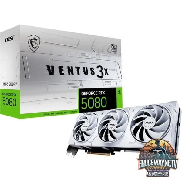 MSI GeForce RTX 5080 VENTUS 3X OC WHITE, carte graphique - MSI