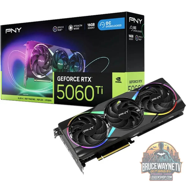 PNY GeForce RTX 5060 Ti ARGB OC 16GB, carte graphique - PNY