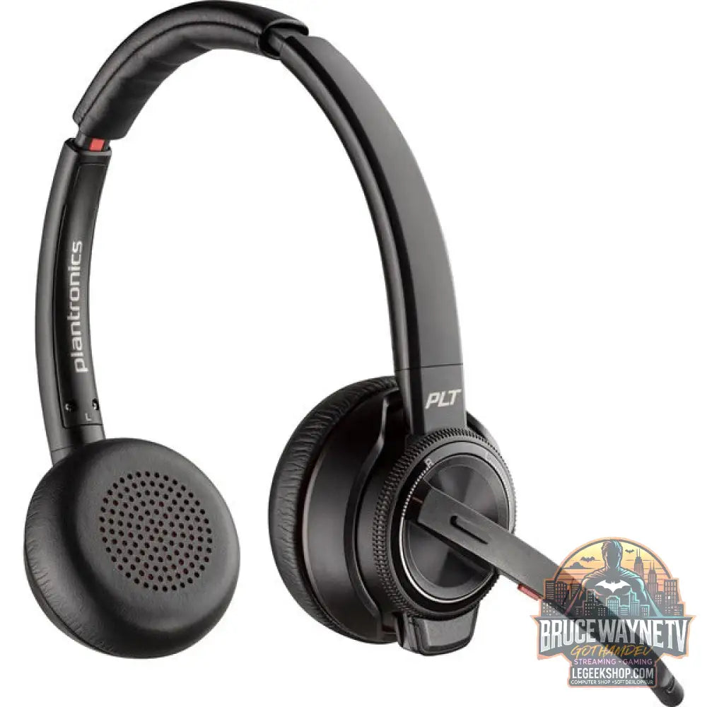 Poly Savi 8220 UC DECT, Headset (noir, Stereo, USB-A, USB-C, Microsoft Teams) - Poly - vue 3