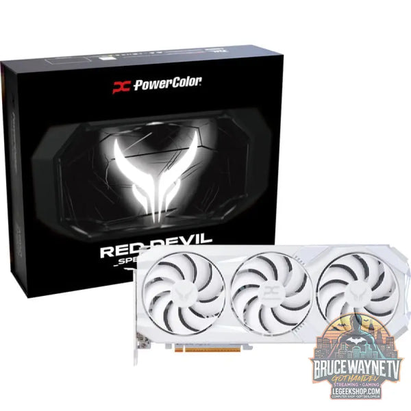 PowerColor Radeon RX 9070 XT Red Devil 16GB OC WHITE, carte graphique - PowerColor