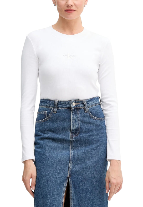 Calvin Klein Jeans T-shirt femme — white