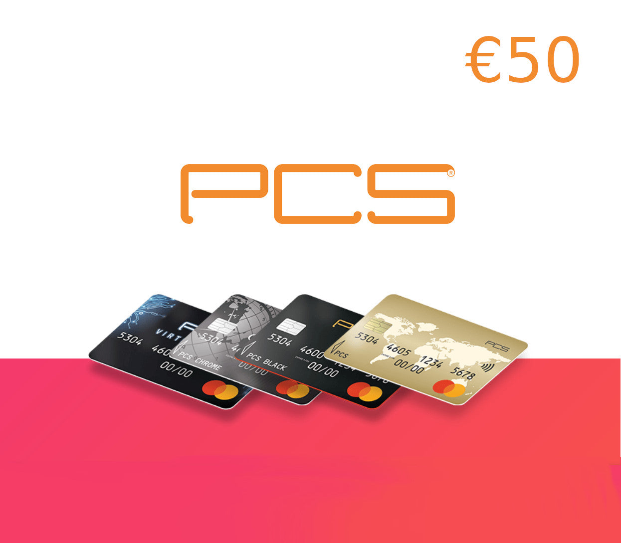 PCS Mastercard Recharge EUR 50