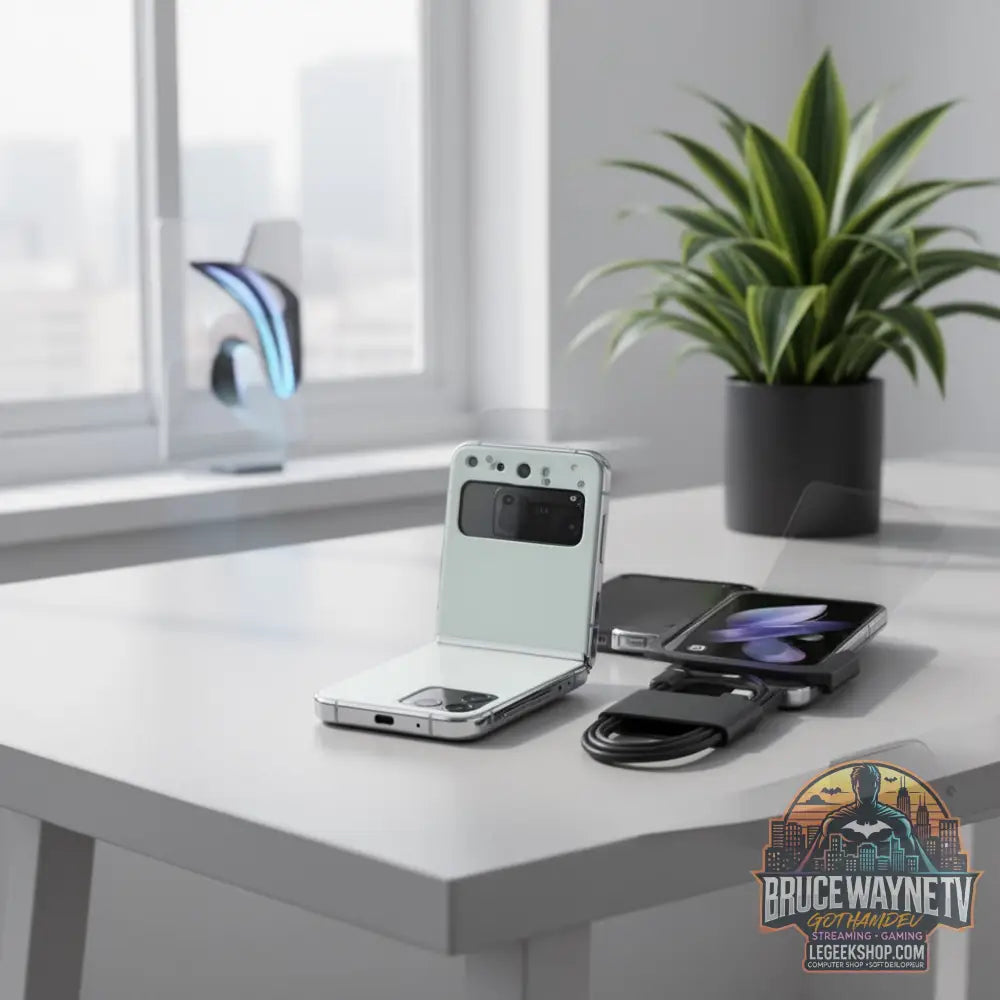 Samsung Galaxy Z Flip — produit geek, vue 13, LeGeekShop