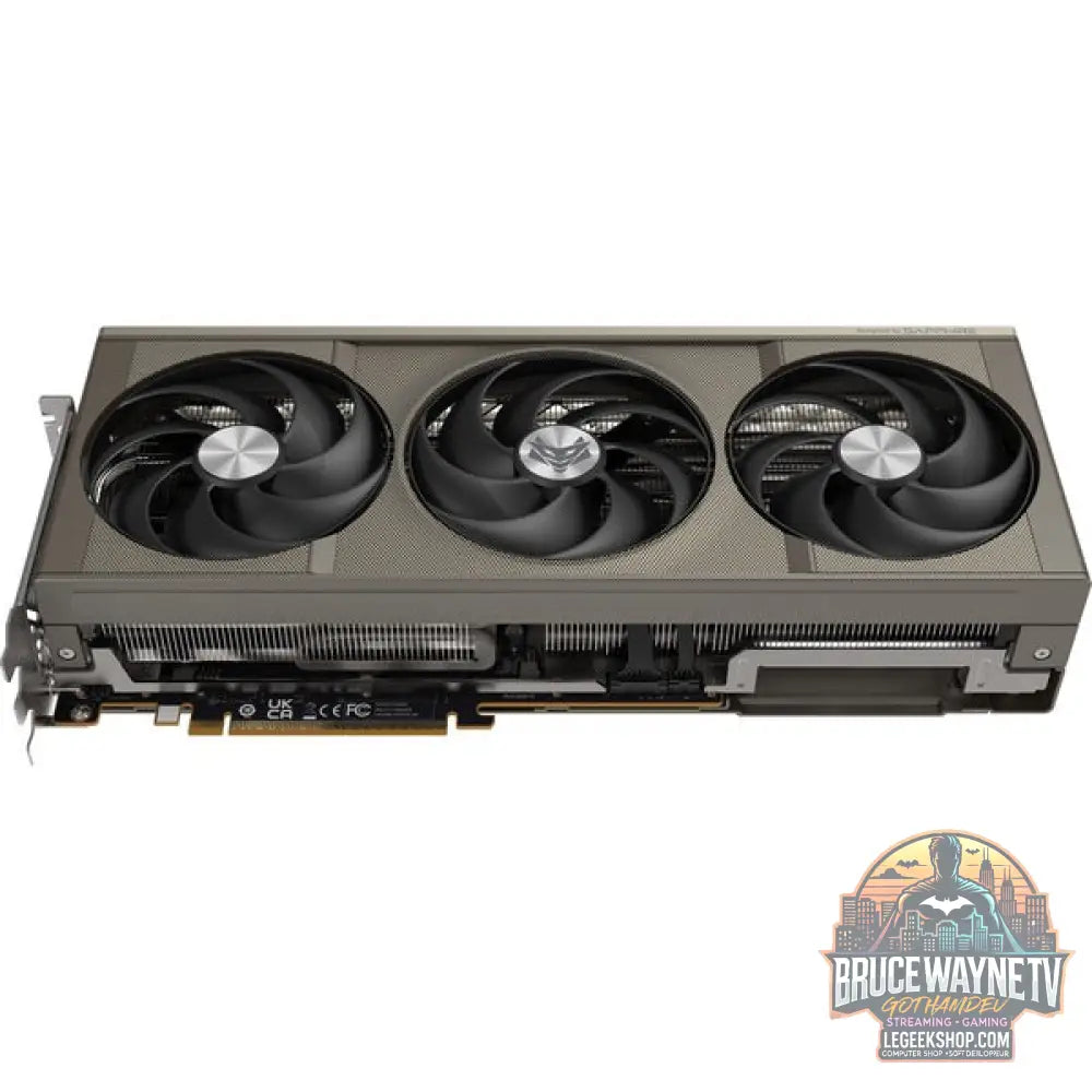 SAPPHIRE Radeon RX 9070 Nitro+ Gaming OC, carte graphique gris, RDNA4, GDDR6, 2x DisplayPort, 2x HDMI 2.1 - SAPPHIRE - vue 5