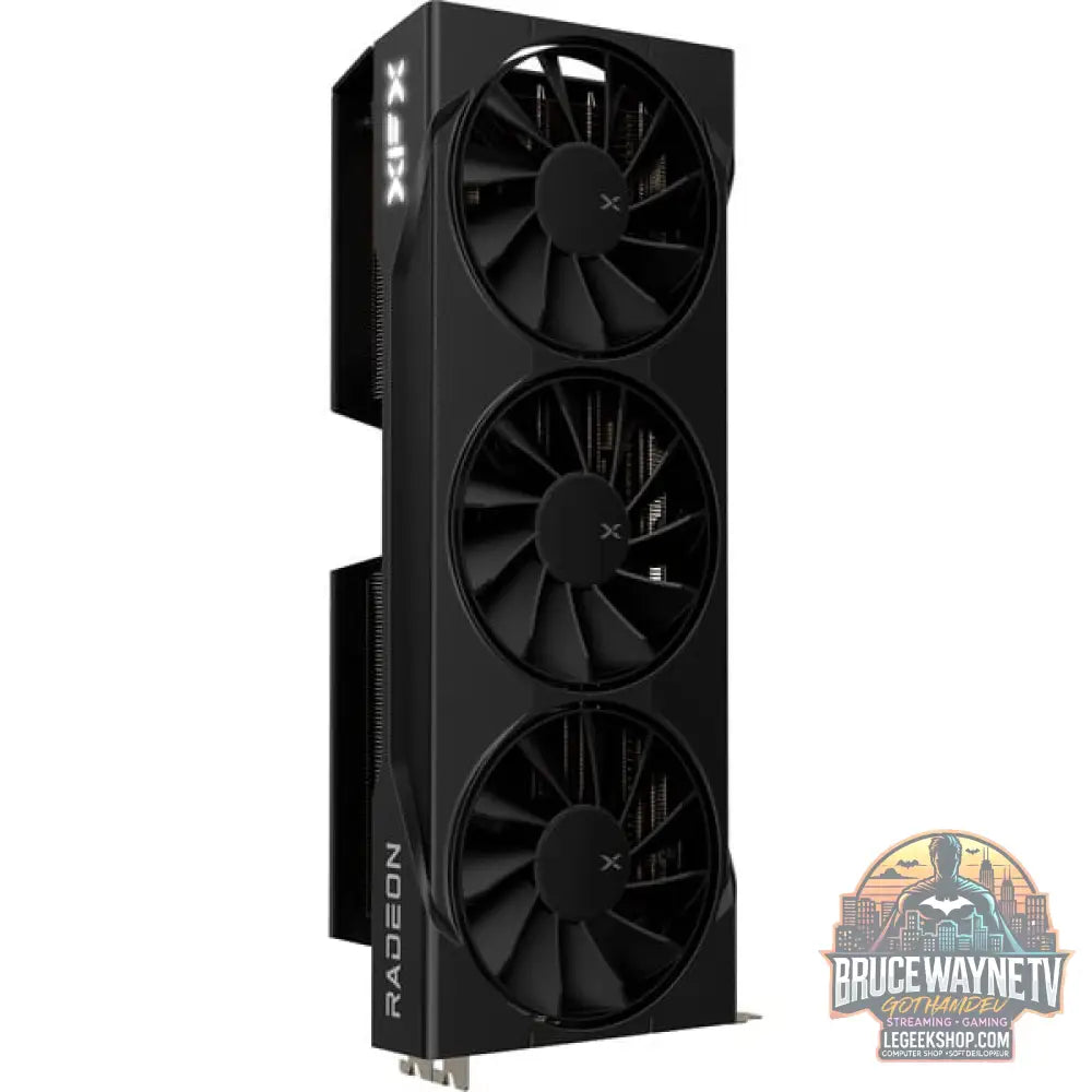 XFX Radeon RX 9070 Swift OC, carte graphique noir, RDNA4, GDDR6, 3x DisplayPort, 1x HDMI 2.1 - XFX - vue 4