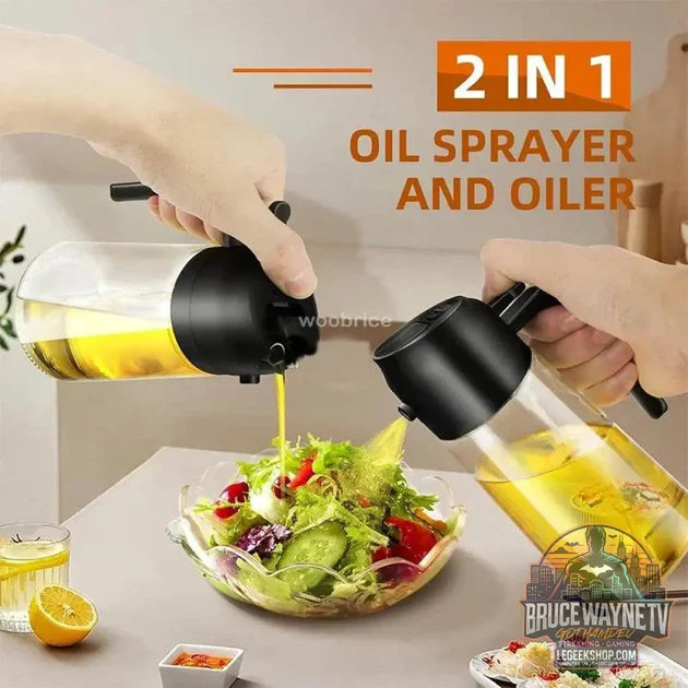 Guide d'achat : 🥗 Bouteille de Pulvérisation d’Huile 2-en-1 | Distributeur &amp; Spray pour Cuisine, BBQ &amp; Pique-Nique 🌿🔥