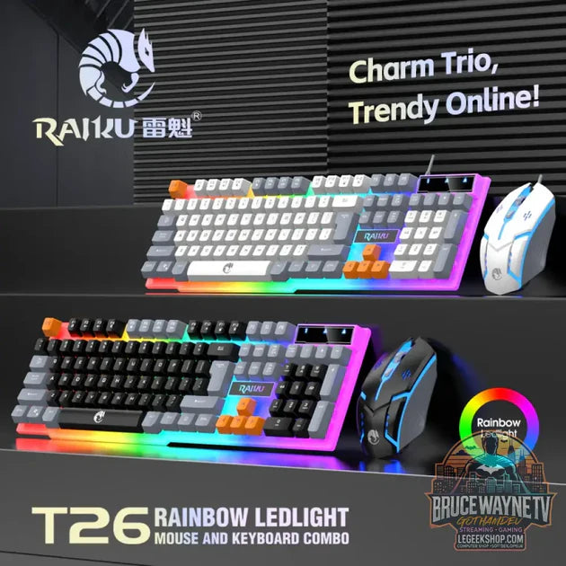 Guide d'achat : Clavier Gamer RGB 104 Touches USB Filaire Ergonomique Rétroéclairé