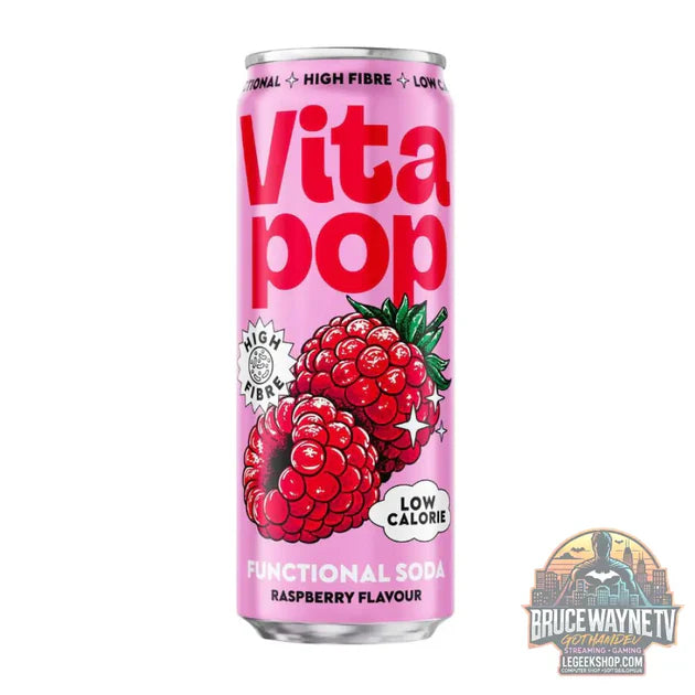 Guide d'achat : Vita Pop Raspberry, boisson fonctionnelle au goût de framboise de 330ml (Pack de 12)