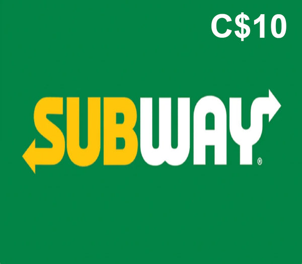 Subway C$10 Gift Card CA