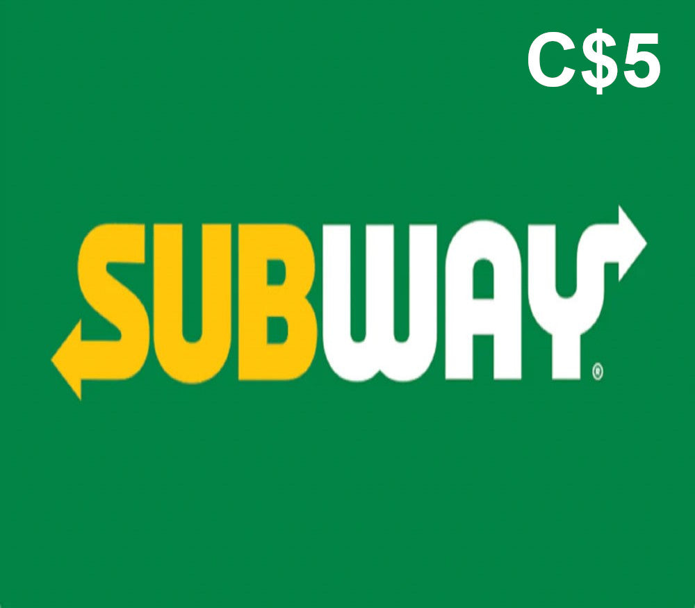 Subway C$5 Gift Card CA