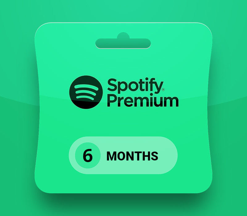 Spotify 6-month Premium Gift Card BR
