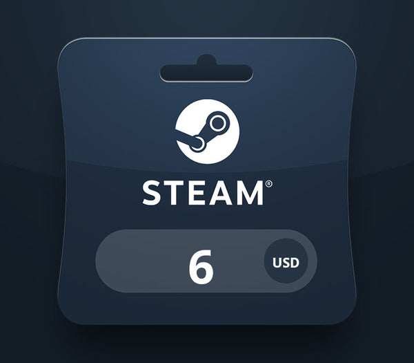 Steam Wallet USD 6 Gift Card AR