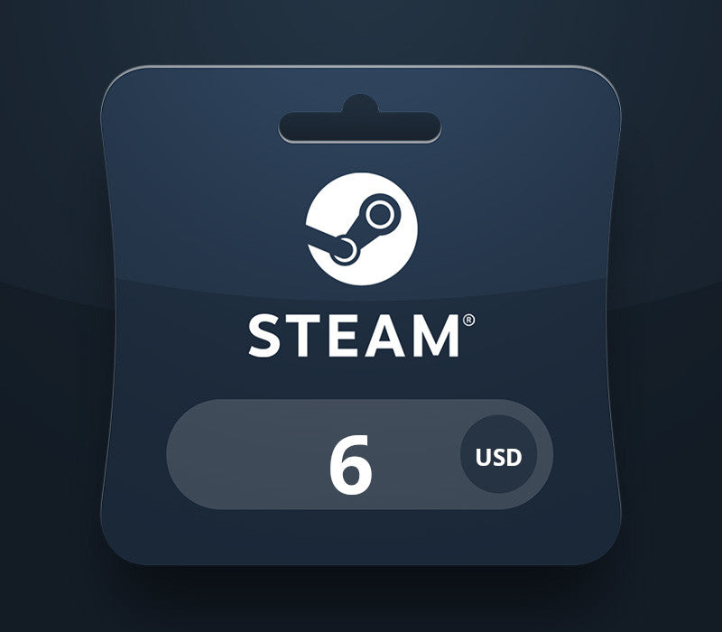Steam Wallet USD 6 Gift Card AR