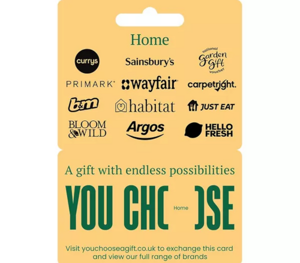 YouChoose HOME £25 Gift Card