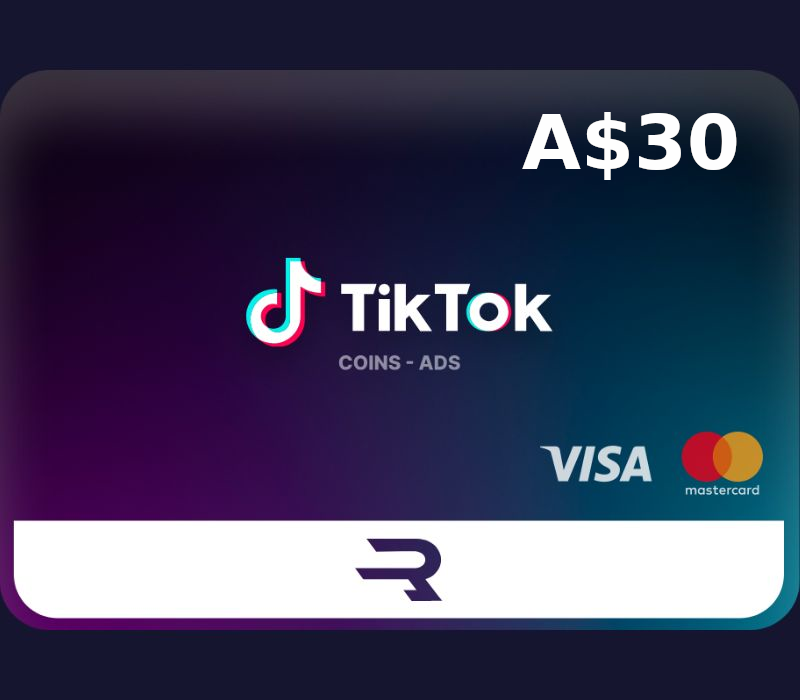 Rewarble TikTok AUD 30 Gift Card