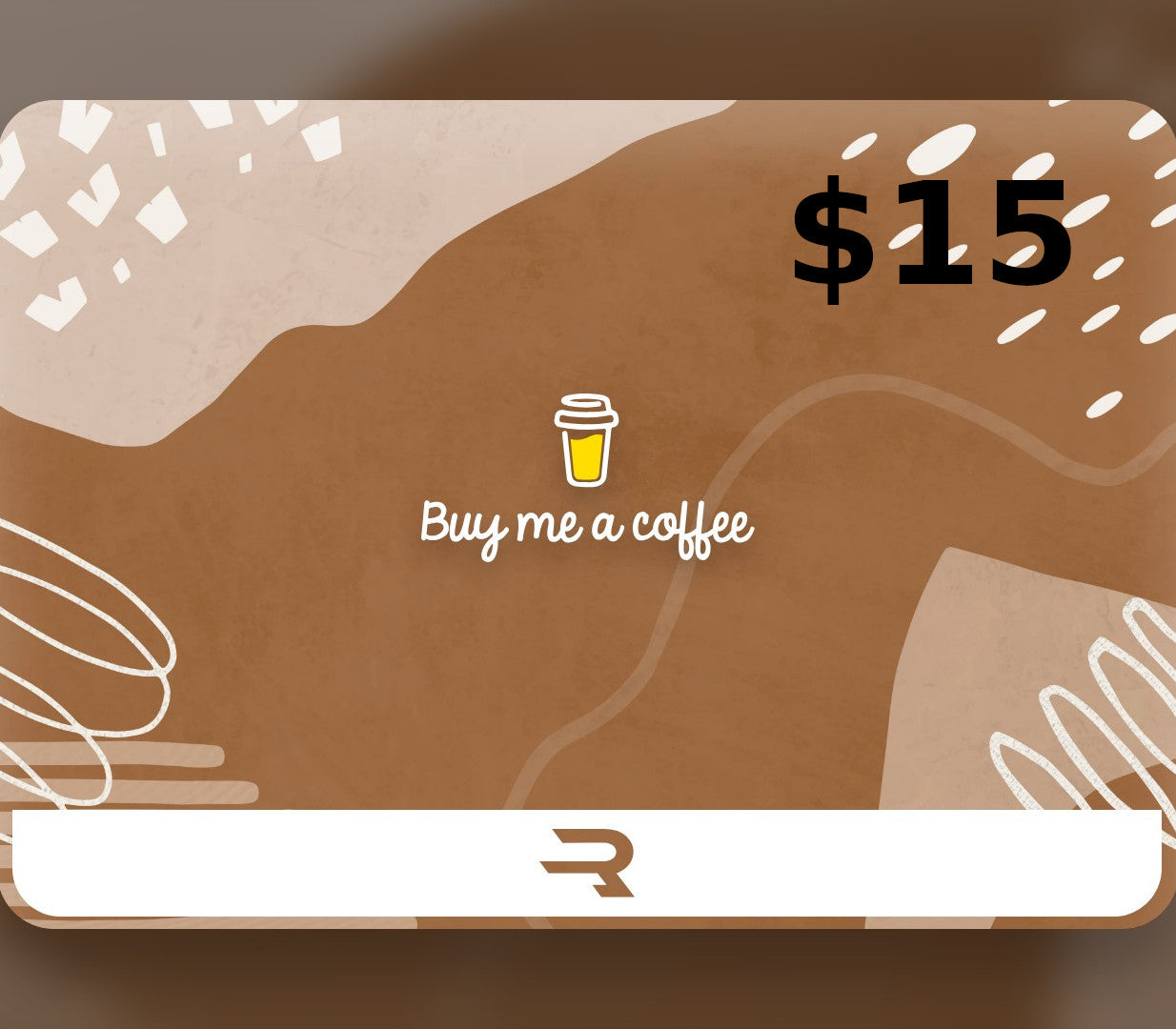 Rewarble Buy Me a Coffee USD 15 Gift Card