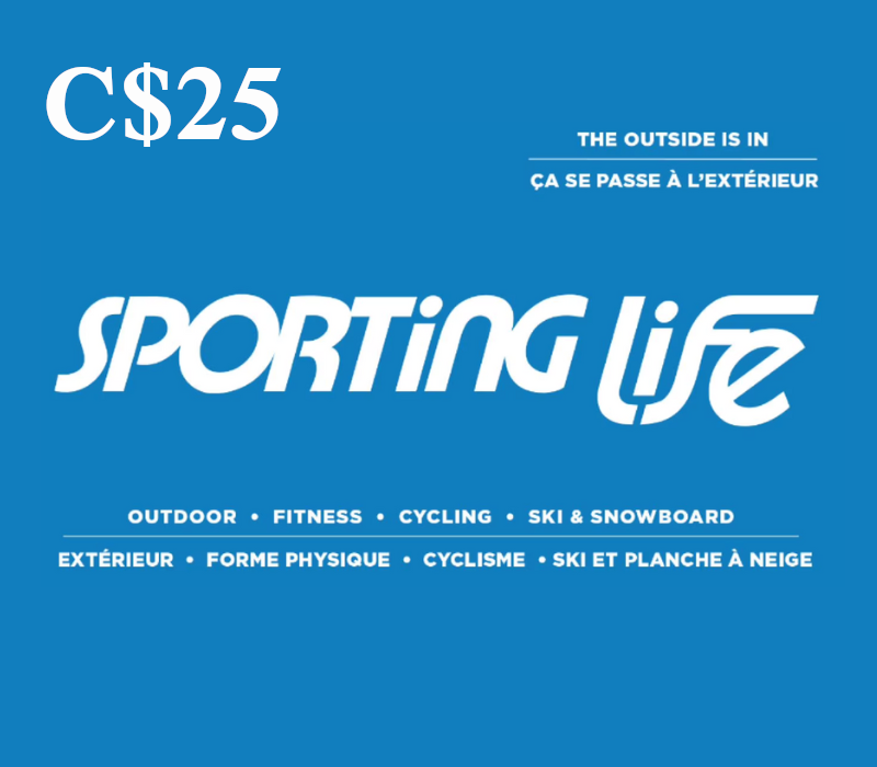 Sporting Life CAD 25 Gift Card CA