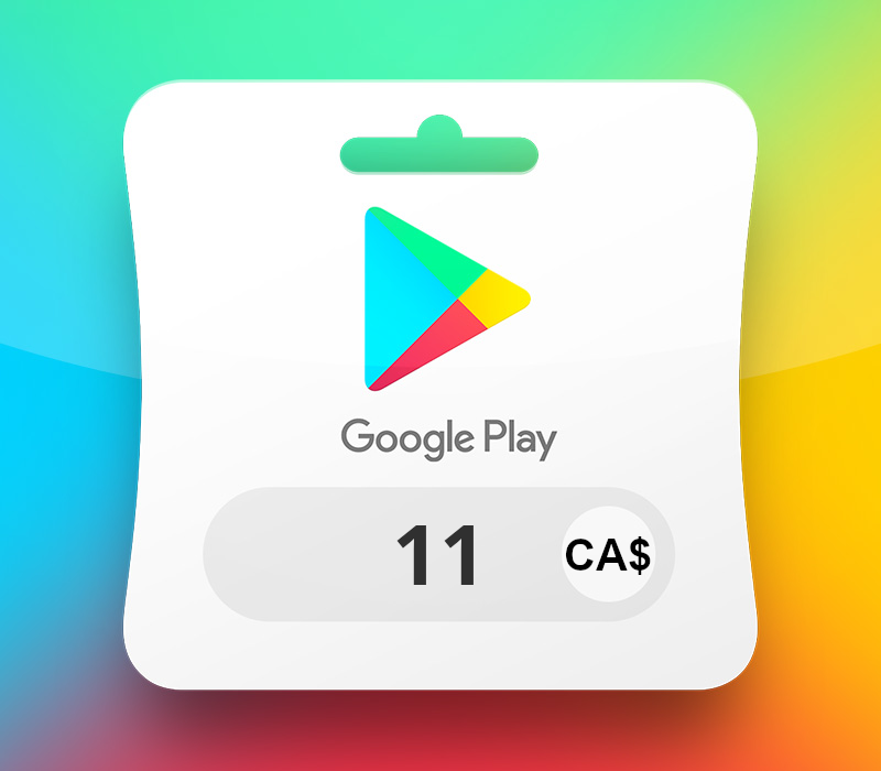 Google Play CAD 11 Gift Card CA