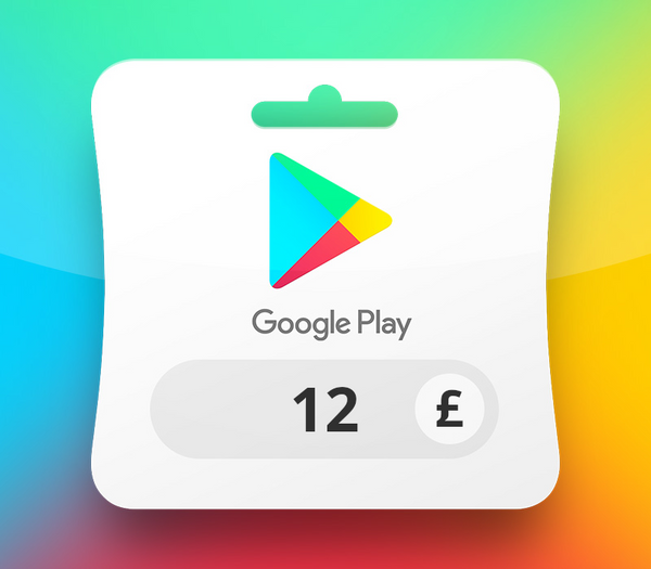 Google Play GBP 12 Gift Card