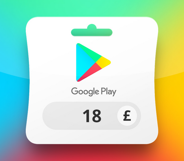 Google Play GBP 18 Gift Card