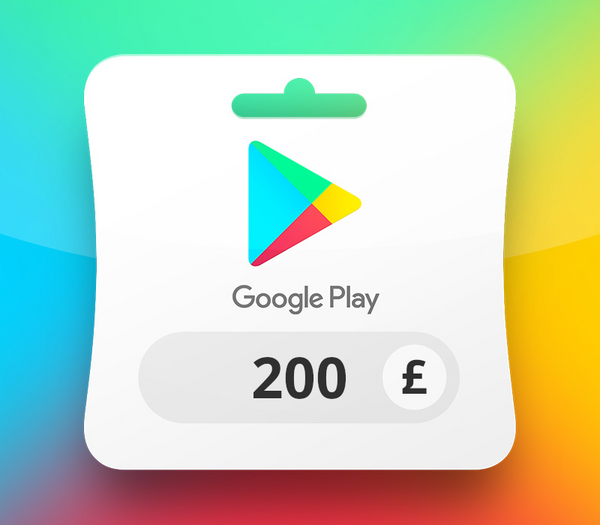 Google Play GBP 200 Gift Card