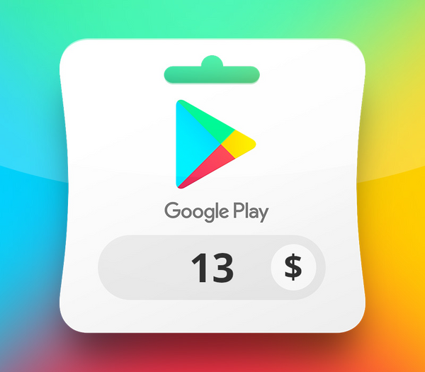 Google Play USD 13 Gift Card