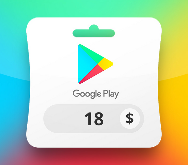 Google Play USD 18 Gift Card