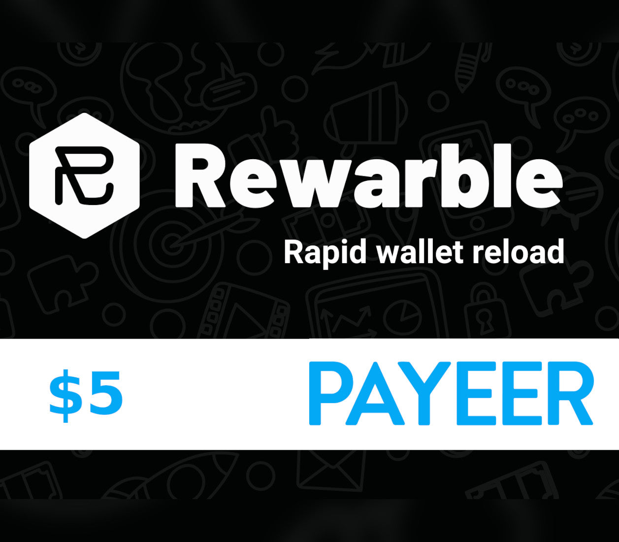 Rewarble Payeer $5 Gift Card