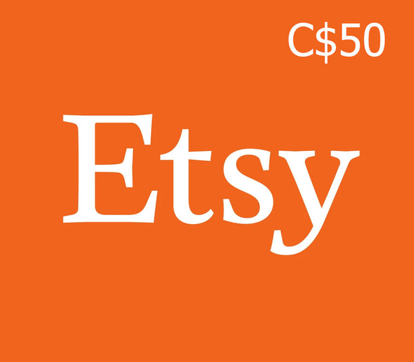 ETSY CAD 50 Gift Card CA