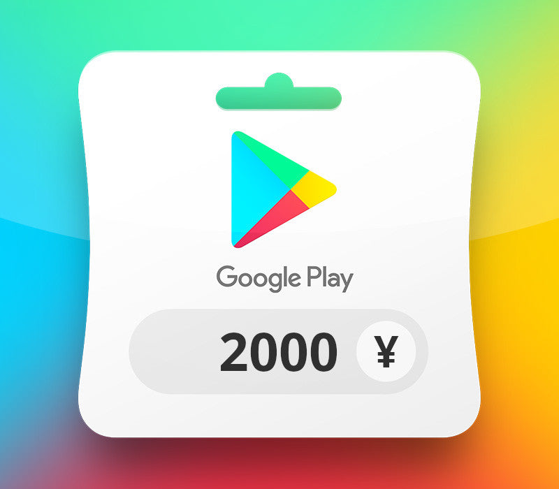 Google Play JPY 2000 Gift Card JP