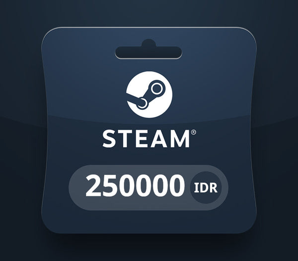 Steam Wallet IDR 250000 Gift Card ID