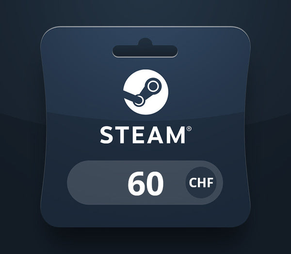 Steam Wallet CHF 60 Gift Card CH