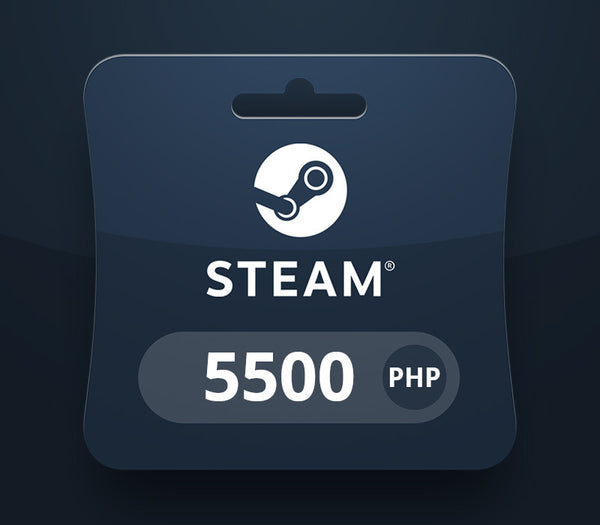 Steam Wallet PHP 5500 Gift Card PH