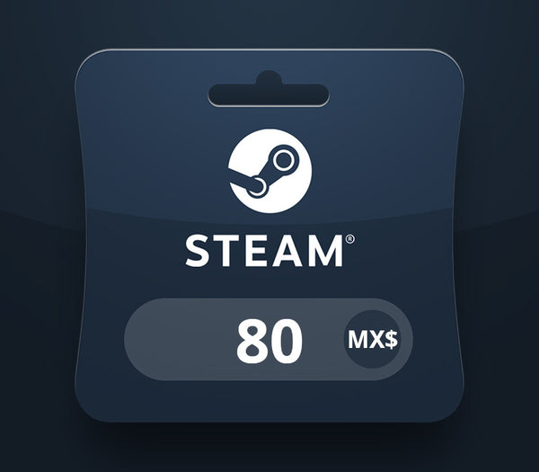 Steam Wallet MXN 80 Gift Card MX