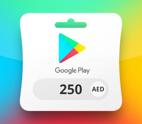Google Play AED 250 Gift Card AE