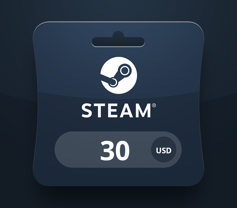 Steam Wallet USD 30 Gift Card AM