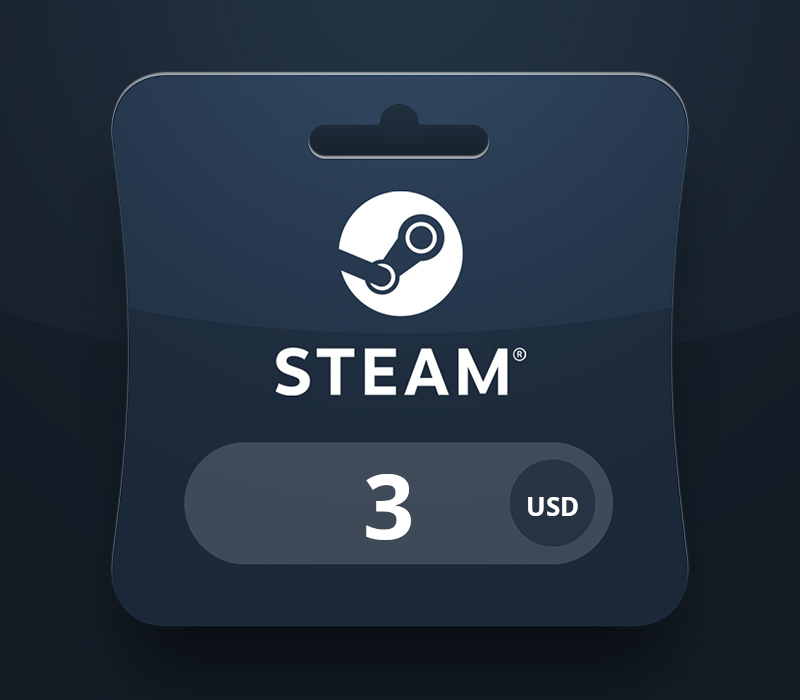 Steam Wallet USD 3 Gift Card VE