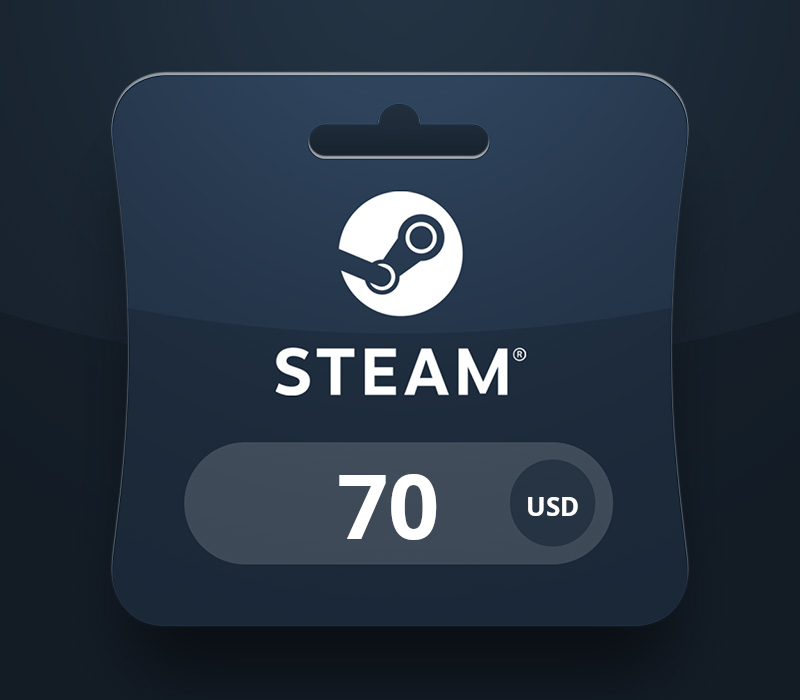 Steam Wallet USD 70 Gift Card AR