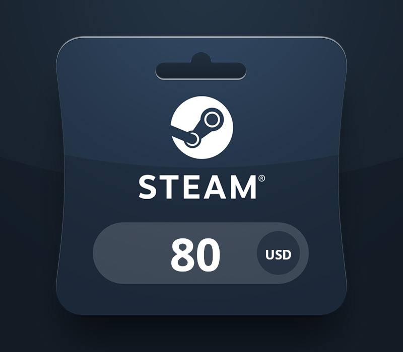 Steam Wallet USD 80 Gift Card AM