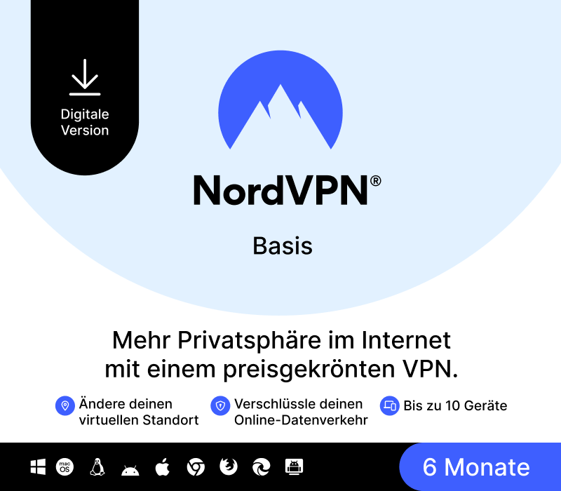 NordVPN Basic DE Key (6 Months / 10 Devices)