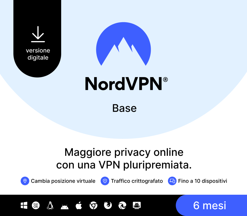 NordVPN Basic IT Key (6 Months / 10 Devices)