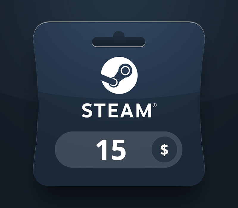 Steam Wallet USD 15 Gift Card PK