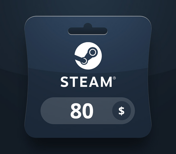 Steam Wallet USD 80 Gift Card BD