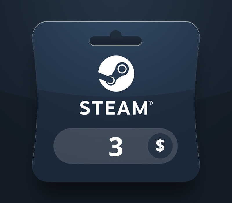 Steam Wallet USD 3 Gift Card LK