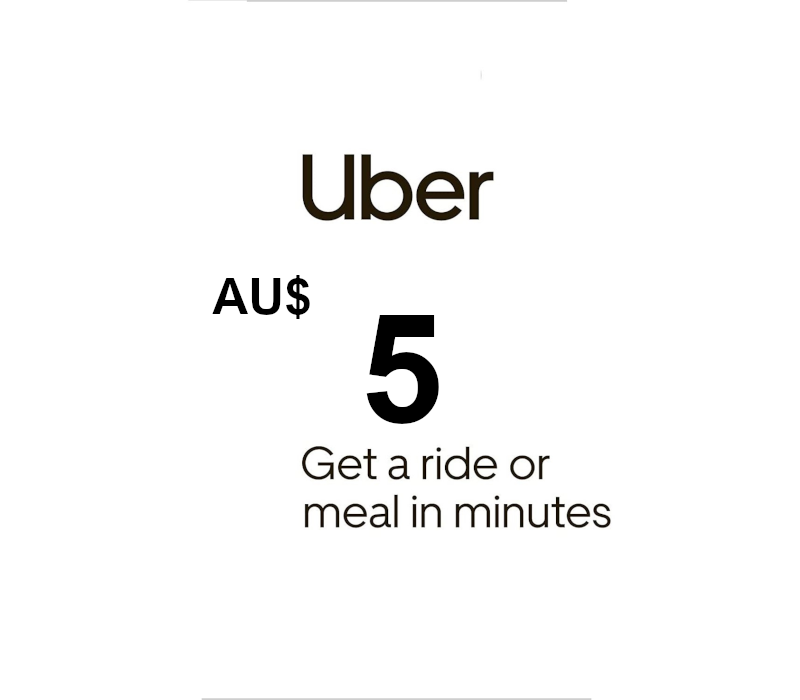Uber AUD 5 Gift Card AU