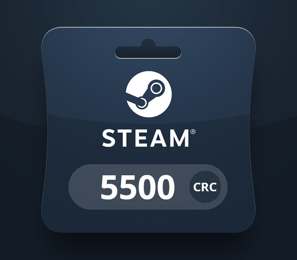 Steam Wallet CRC 5500 Gift Card HR
