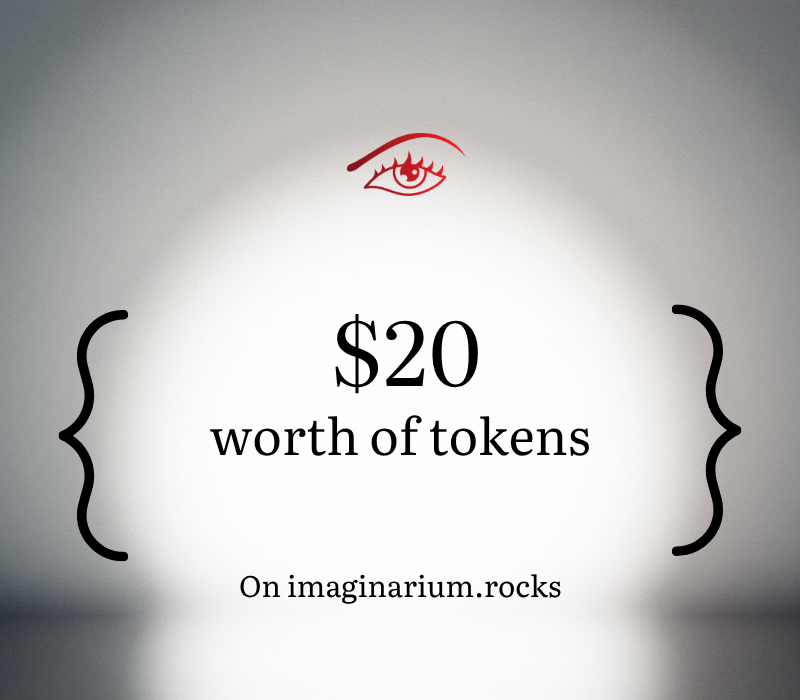 Imaginarium $20 Token Gift Card