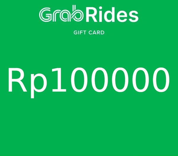 Grab Rides IDR 100000 Gift Card ID